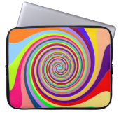 Psychedelisch Swirl Notebook-Computer-Sieb Laptopschutzhülle (Vorderseite)