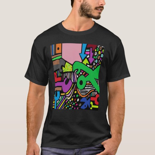 psychedelisch T-Shirt (Vorderseite)