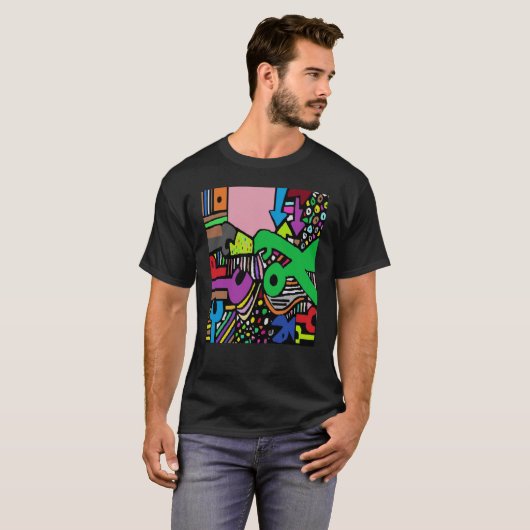 psychedelisch T-Shirt (Vorne ganz)