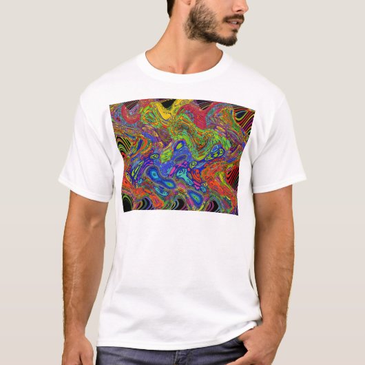 psychedelisch T-Shirt (Vorderseite)