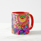 psychedelisch tasse (VorderseiteRechts)