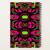 Psychedelisch-Trippy-Colorful Notizblock (Rückseite)