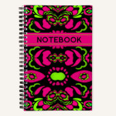 Psychedelisch-Trippy-Colorful Notizblock (Vorderseite)