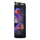 Psychedelisch Trippy Hippie Opossum Custom Persona Thermosbecher (Nach rechts gedreht)