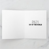 Psychedelisch UFO Fantasy Art Geburtstag Karte (Innenseite)