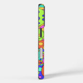 Psychedelisch verzerrte Gesichter iPhone / iPad Ge Case-Mate iPhone Hülle (Rückseite / Rechts)