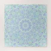 Psychedelisch Verzierte Hippie Mandala Puzzle (Horizontal)
