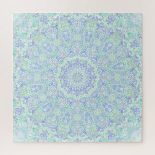 Psychedelisch Verzierte Hippie Mandala Puzzle
