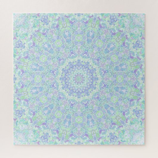 Psychedelisch Verzierte Hippie Mandala Puzzle (Vertikal)