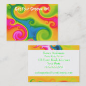 Psychedelisch Visitenkarte (Vorne/Hinten)