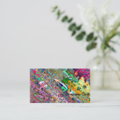 Psychedelisch Visitenkarte (Stehend Vorderseite)