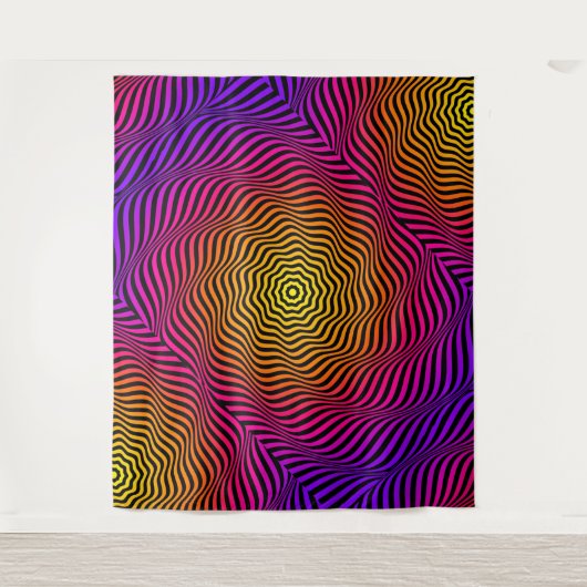 Psychedelisch Wandteppich (Vorderseite)