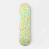 Psychedelisch Wirbel Boho Hippie Colorful Marmor Skateboard (Vorne)