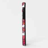 Psychedelisch wirbelnde Blume floraler Retrogroovy Case-Mate iPhone Hülle (Hinten/Links)