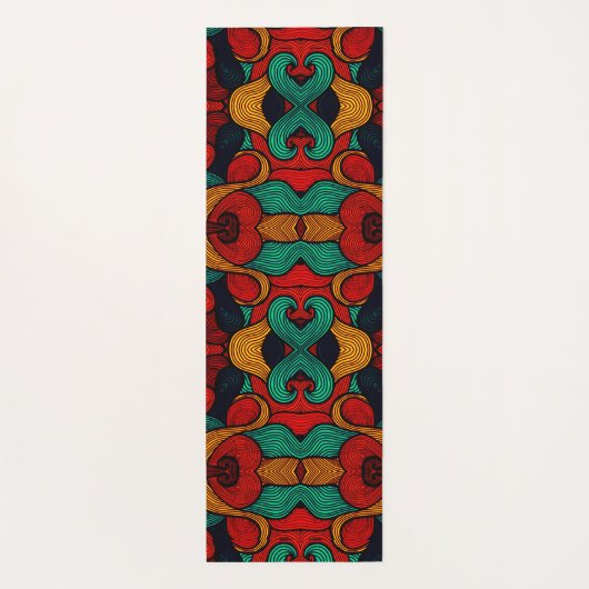 psychedelisch yogamatte (Rückseite)