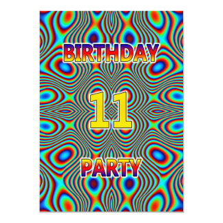 11 Geburtstag Einladungen Zazzle.de