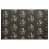 Psychedelische Abstrakte Fantasiekatze Stoff (Fat Quarter (45,7 x 55,9 cm))