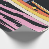 Psychedelische Abstrakte Illustration, Geometri Geschenkpapier (Ecke)