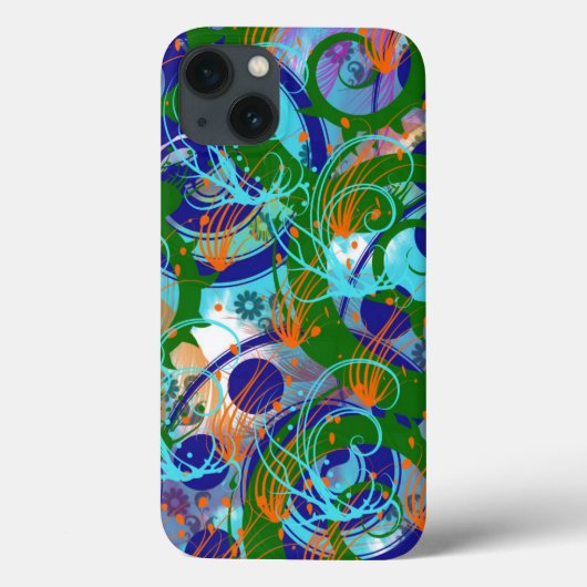 Psychedelische Abstrakte Kunst Case-Mate iPhone Hülle (Rückseite)
