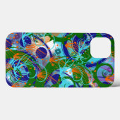 Psychedelische Abstrakte Kunst Case-Mate iPhone Hülle (Rückseite (Horizontal))