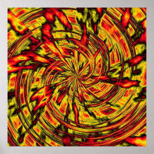 psychedelische abstrakte Kunst Poster