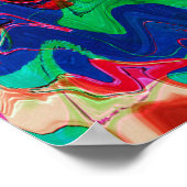 Psychedelische Algen.... Poster (Ecke)