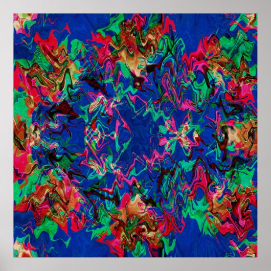 Psychedelische Algen.... Poster (Vorne)