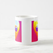 Psychedelische Alien Kaffeetasse (Mittel)
