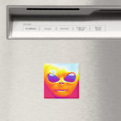 Psychedelische Alien Magnet (In Situ (Geschirrspüler))