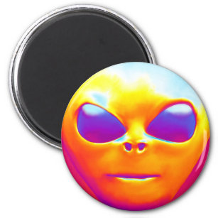 Psychedelische Alien Magnet