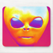 Psychedelische Alien Mousepad (Vorne)