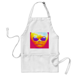 Psychedelische Alien Schürze
