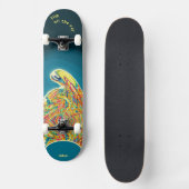 Psychedelische Alien Skateboard zu personalisieren (Vorderseite)