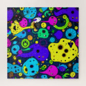 Psychedelische Alien World Puzzle (Horizontal)