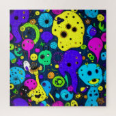 Psychedelische Alien World Puzzle (Vertikal)