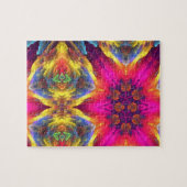 Psychedelische Art farbenfrohe Fun Jigsaw Puzzles (Horizontal)