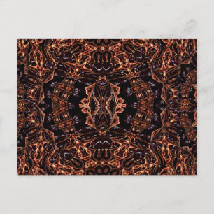 Psychedelische Art Postcard Postkarte