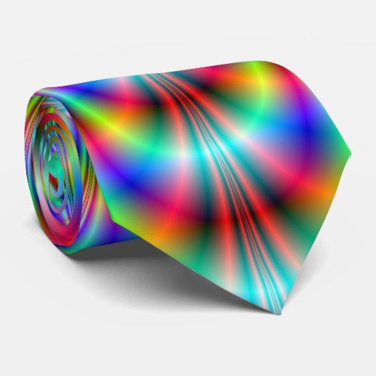 Psychedelische Augapfel-Krawatte Krawatte (Gerollt)
