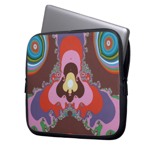 Psychedelische Augen Laptopschutzhülle (Vorderseite Links)