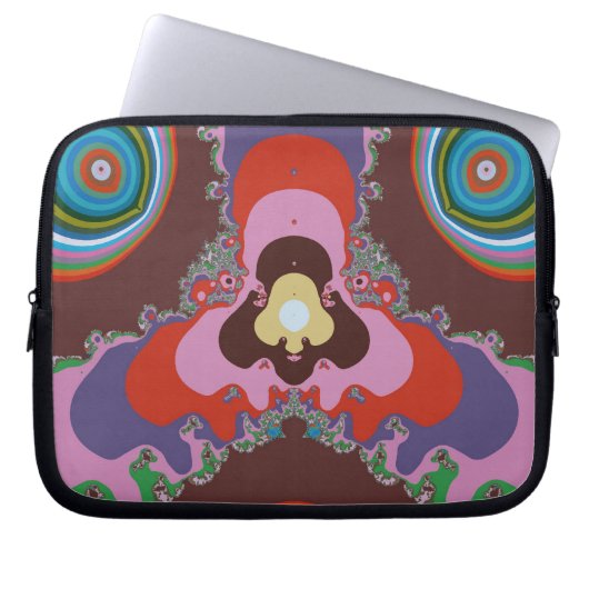 Psychedelische Augen Laptopschutzhülle (Vorderseite)