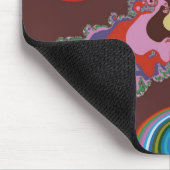 Psychedelische Augen Mousepad (Ecke)