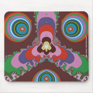 Psychedelische Augen Mousepad