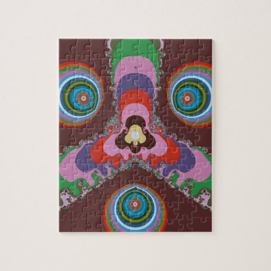 Psychedelische Augen Puzzle (Vertikal)
