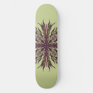 Psychedelische Augenpflanze - Surrealistisches bot Skateboard