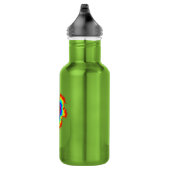 Psychedelische Aura Herz Edelstahlflasche (Rechts)