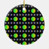 Psychedelische Blasen Keramikornament (Hinten)