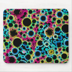 Psychedelische Blasen Mousepad