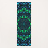 Psychedelische Blätter DMT Mandala Yoga Mat Yogamatte (Vorderseite)