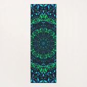 Psychedelische Blätter DMT Mandala Yoga Mat Yogamatte (Rückseite)