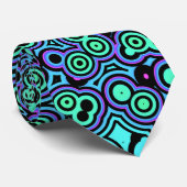 Psychedelische Blobs Krawatte (Gerollt)